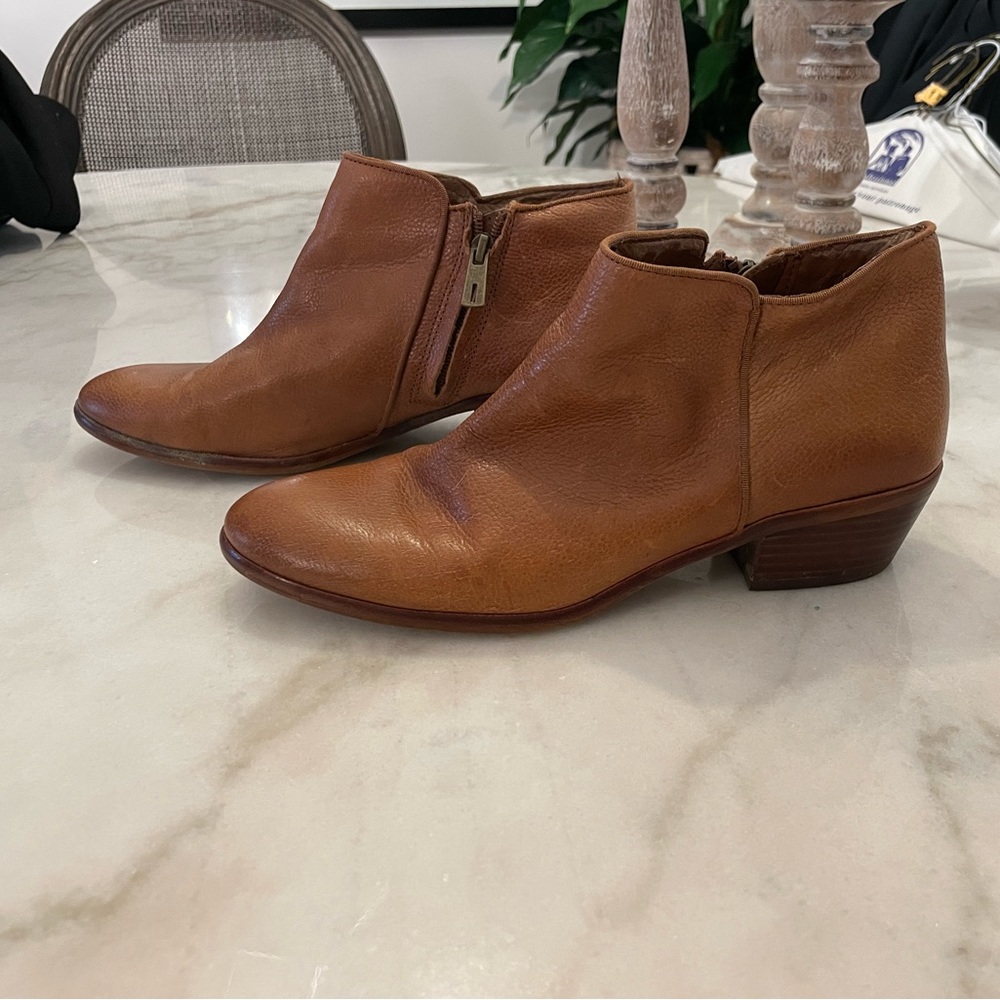 Sam Edelman Tan Betty Booties
